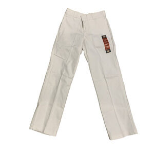 Dickies 874 Original Fit Work Pants White Mens 28x30 Uniform NWT